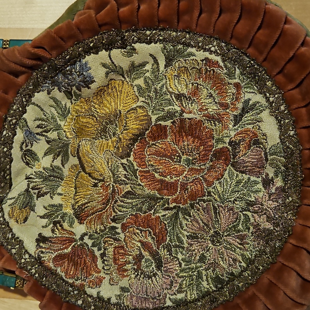 1920s Aubusson Tapestry Purse - Picture 2 of 8